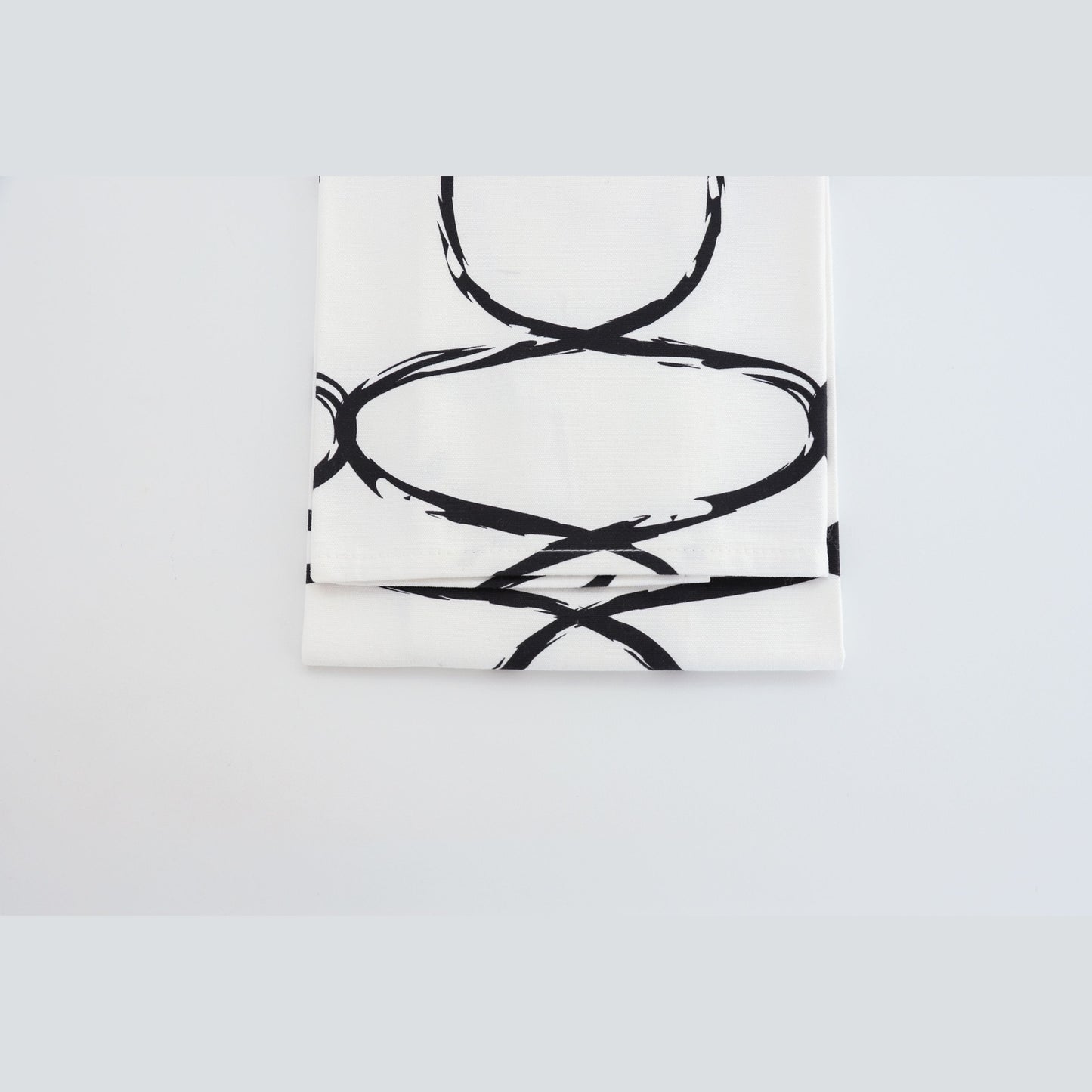 Twisted B&W Tea Towel