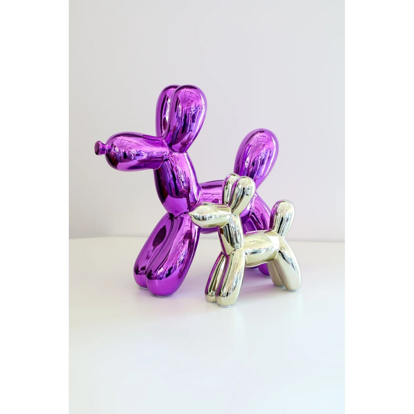 12" Lavender Ceramic Dog Bank - Alcove