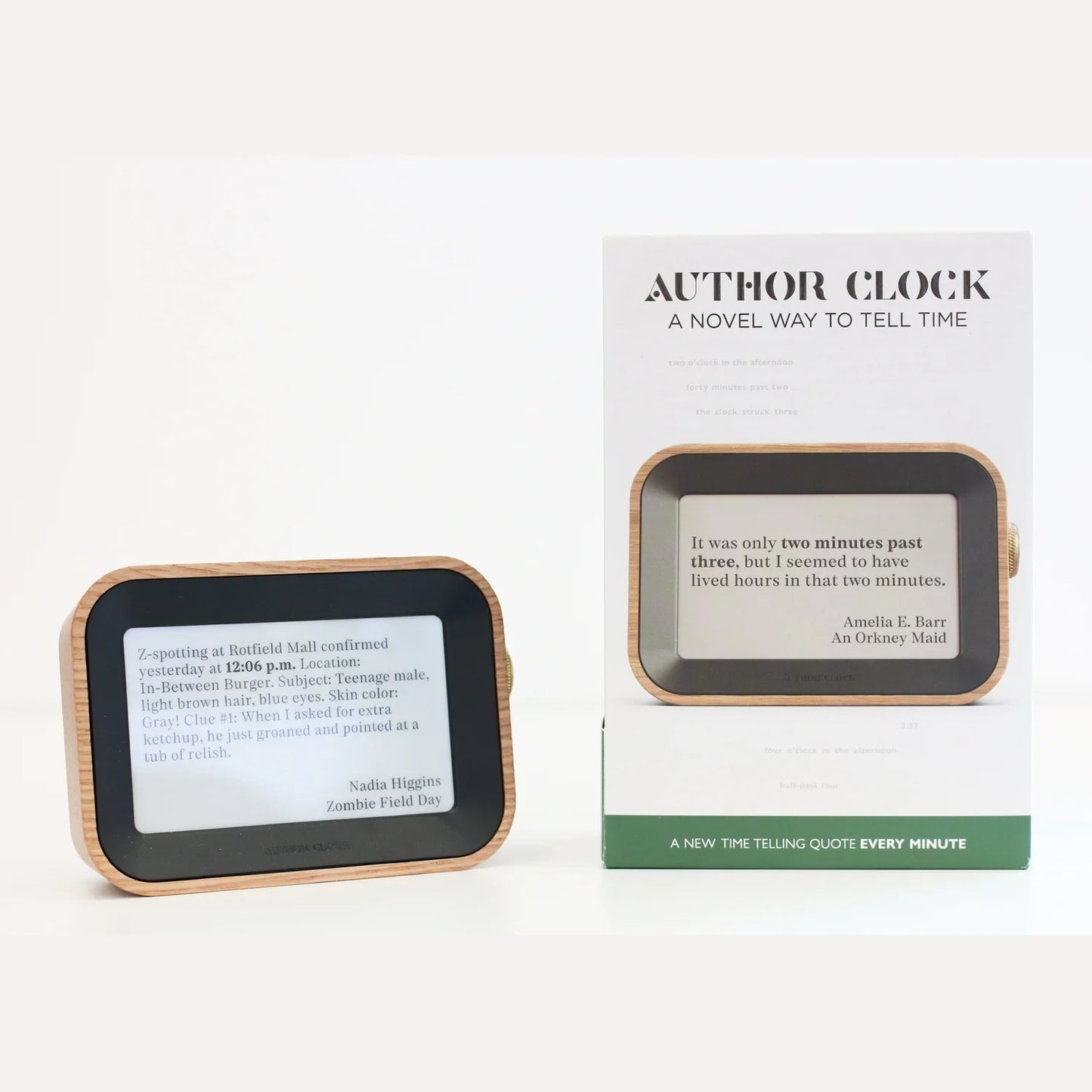 Author Clock - Alcove