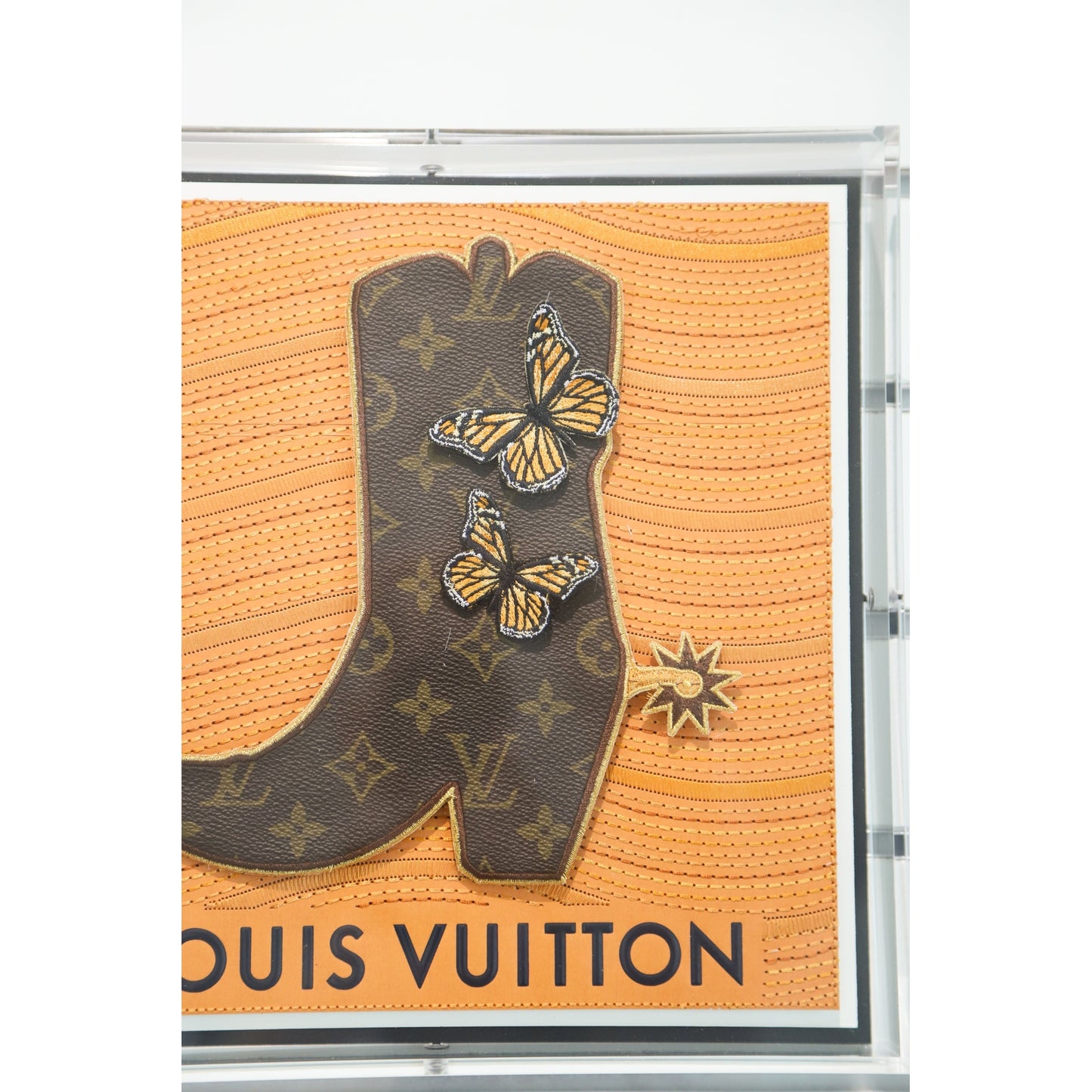 Louis Vuitton Monogram Boot- 12"x12"