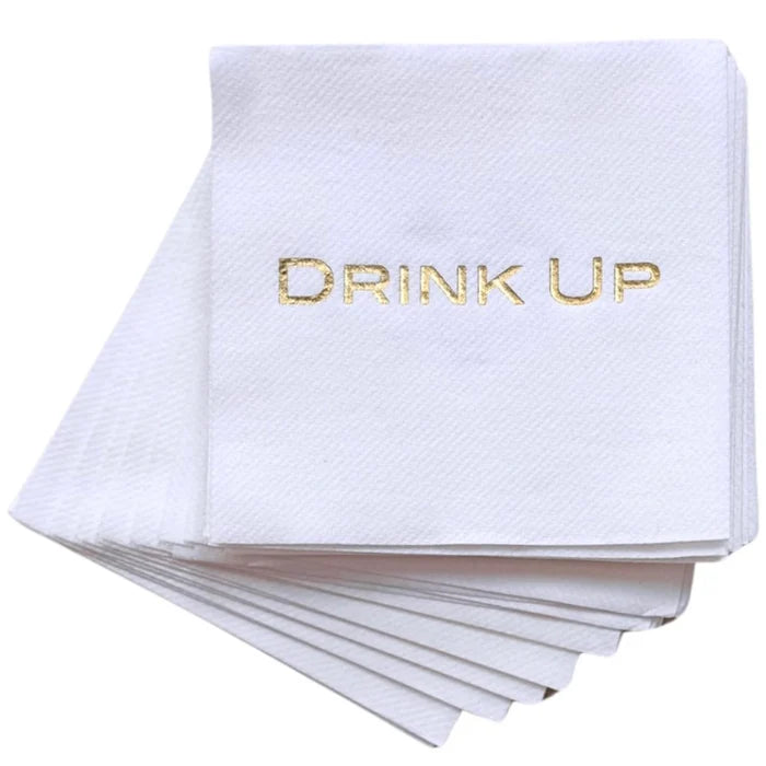Cocktail Napkins - Drink Up
