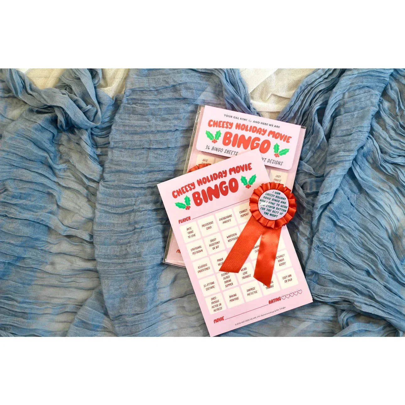 Movie Night Bingo - Cheesy Holiday Movie - Alcove