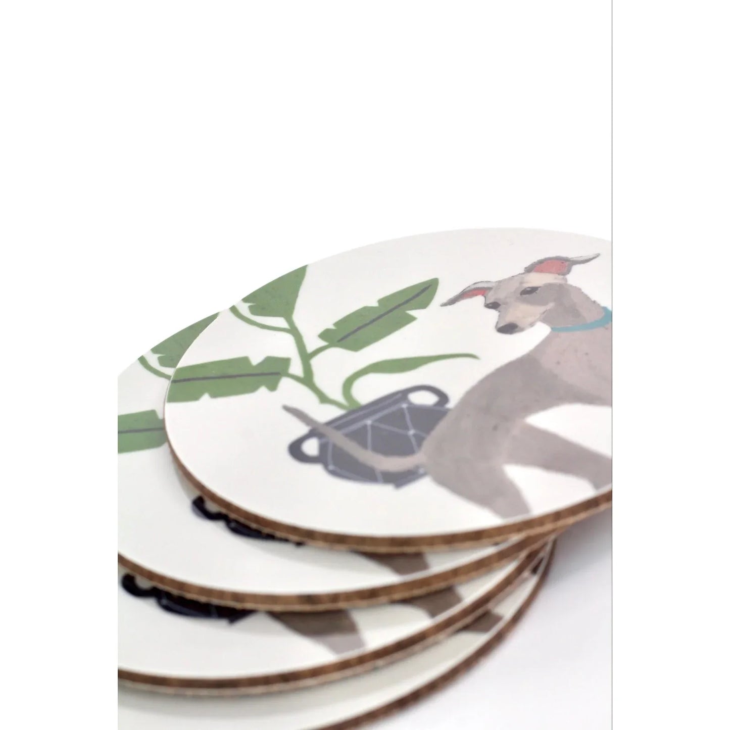 Dogs Whippet Coaster - Alcove