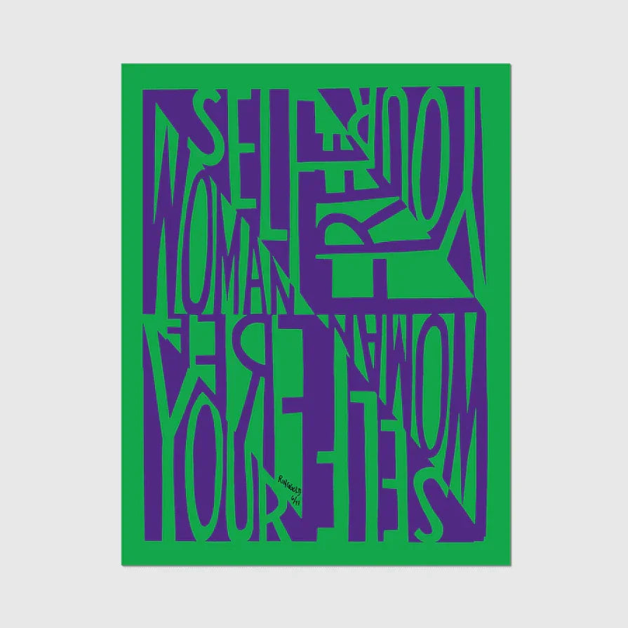 Woman Free Yourself Sticker - Faith Ringgold - Alcove