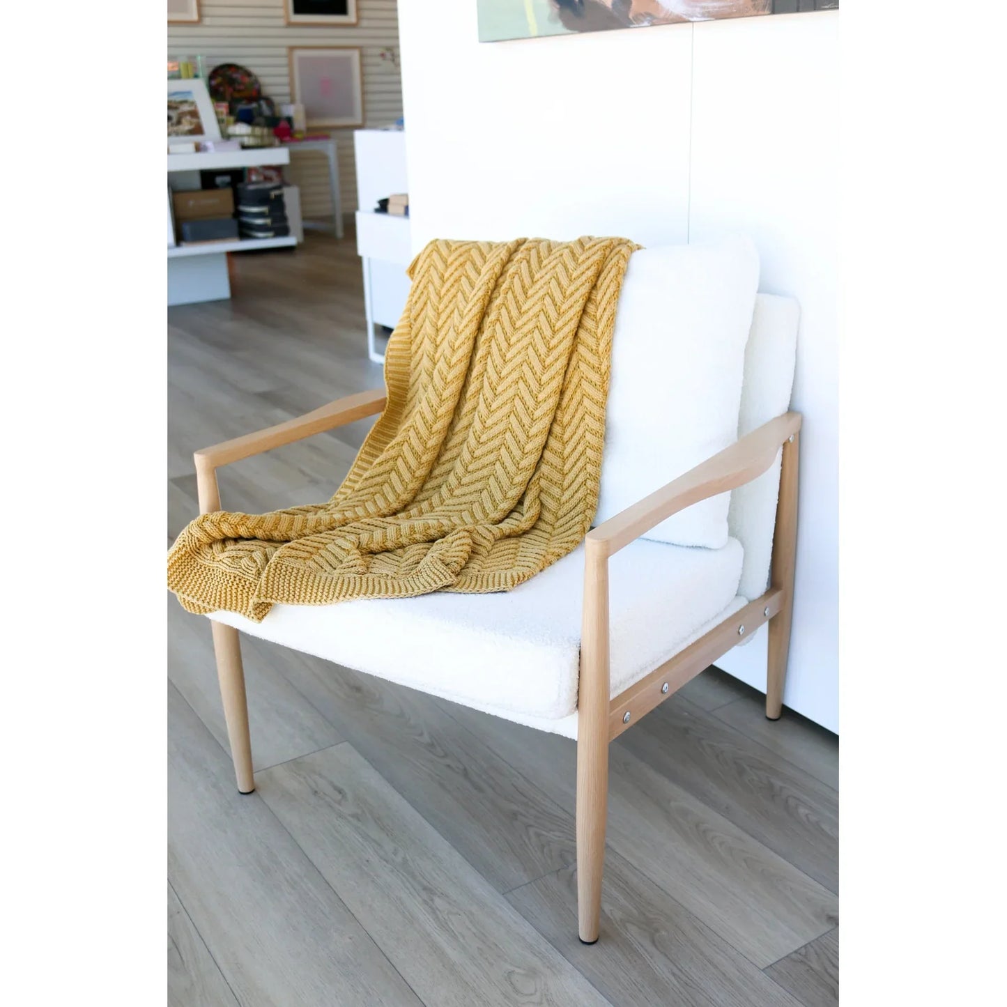 Washed Chevron Blanket