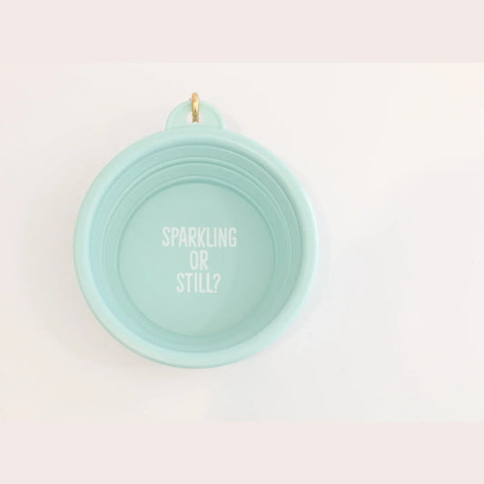 Collapsible Pet Bowl- Sparkling or Still?