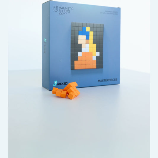 'Girl with a Pearl Earring' Magnet Blocks