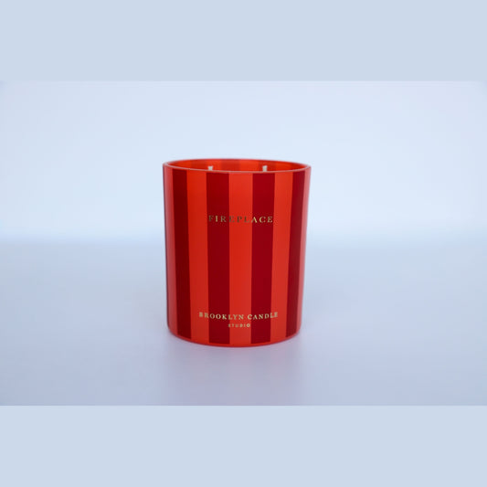 Fireplace Holiday Pop Candle