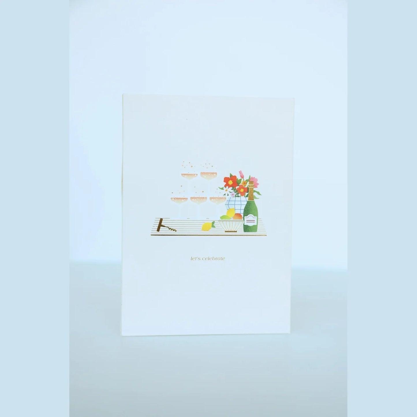 Bar Cart Pop-Up Card