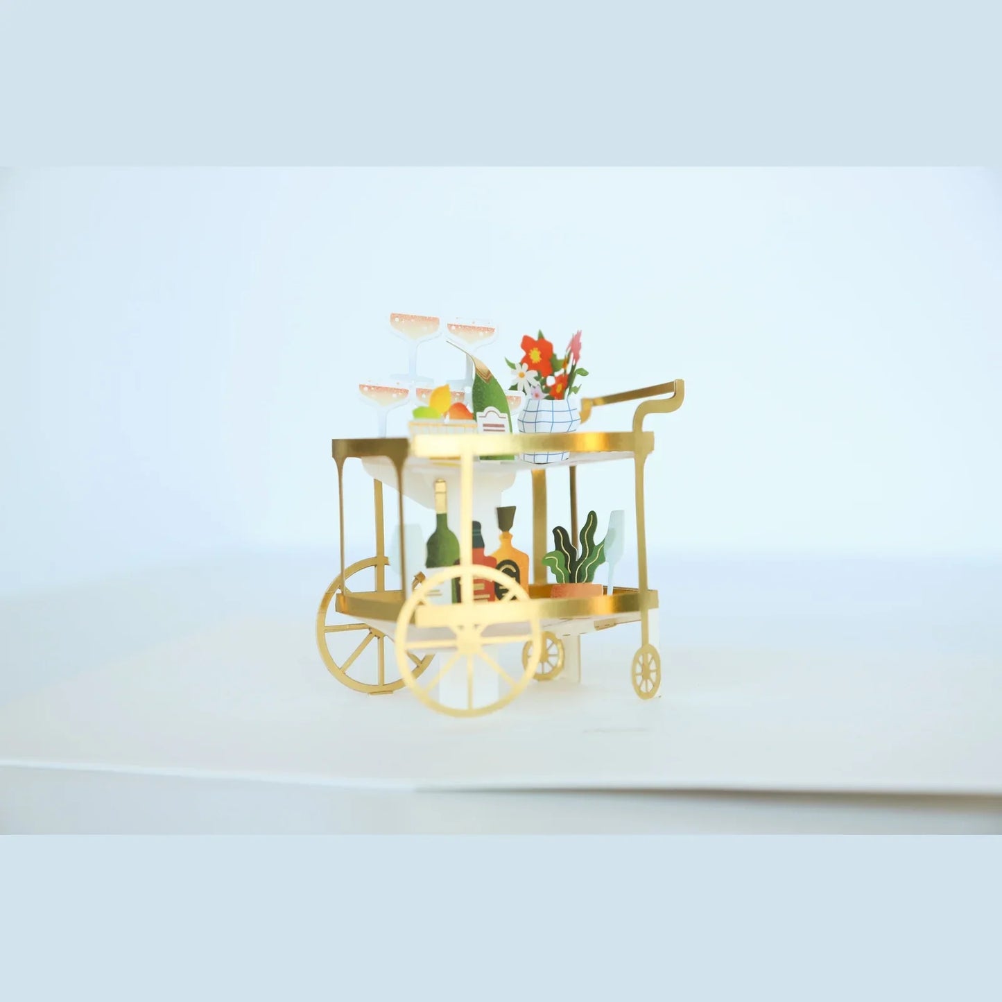 Bar Cart Pop-Up Card