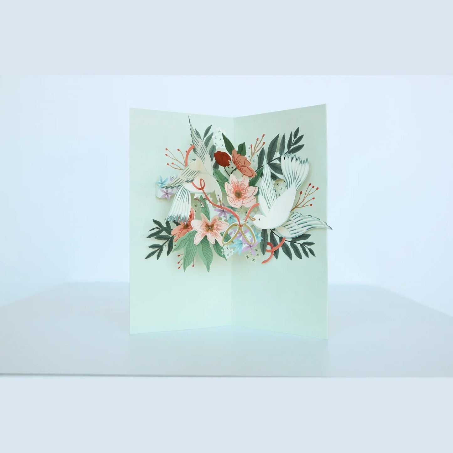 Love Birds Pop Up Card