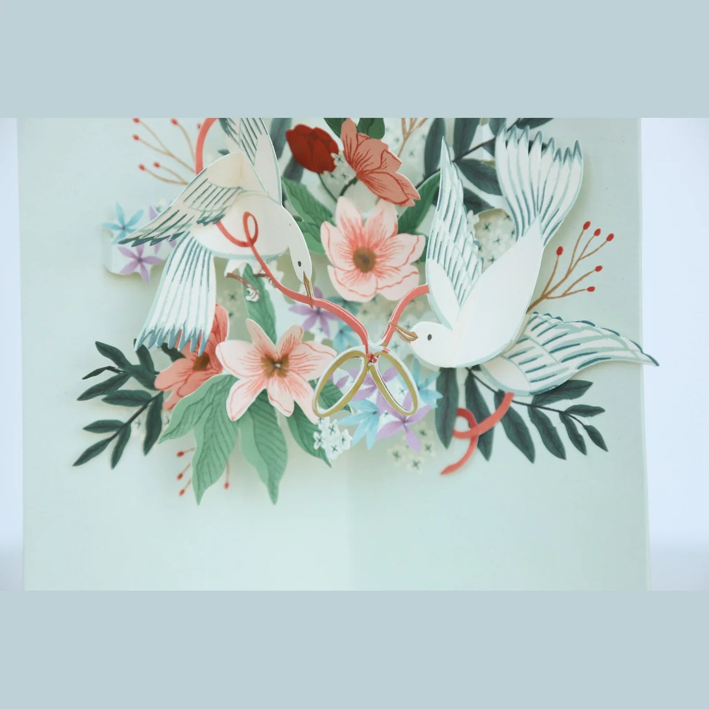 Love Birds Pop Up Card