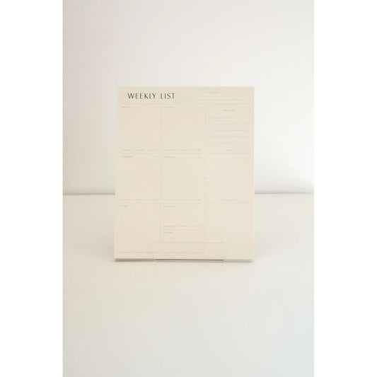 Weekly List Pad - Alcove