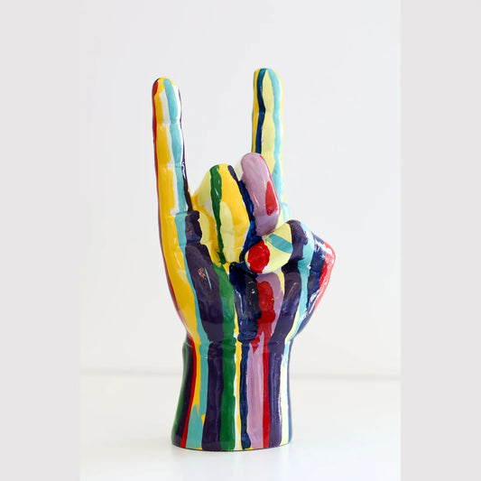 Graffiti Rock On Hand - Alcove