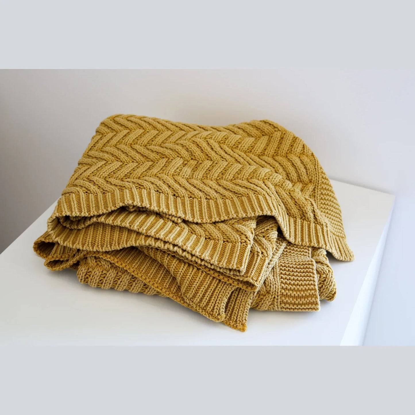 Washed Chevron Blanket - Alcove