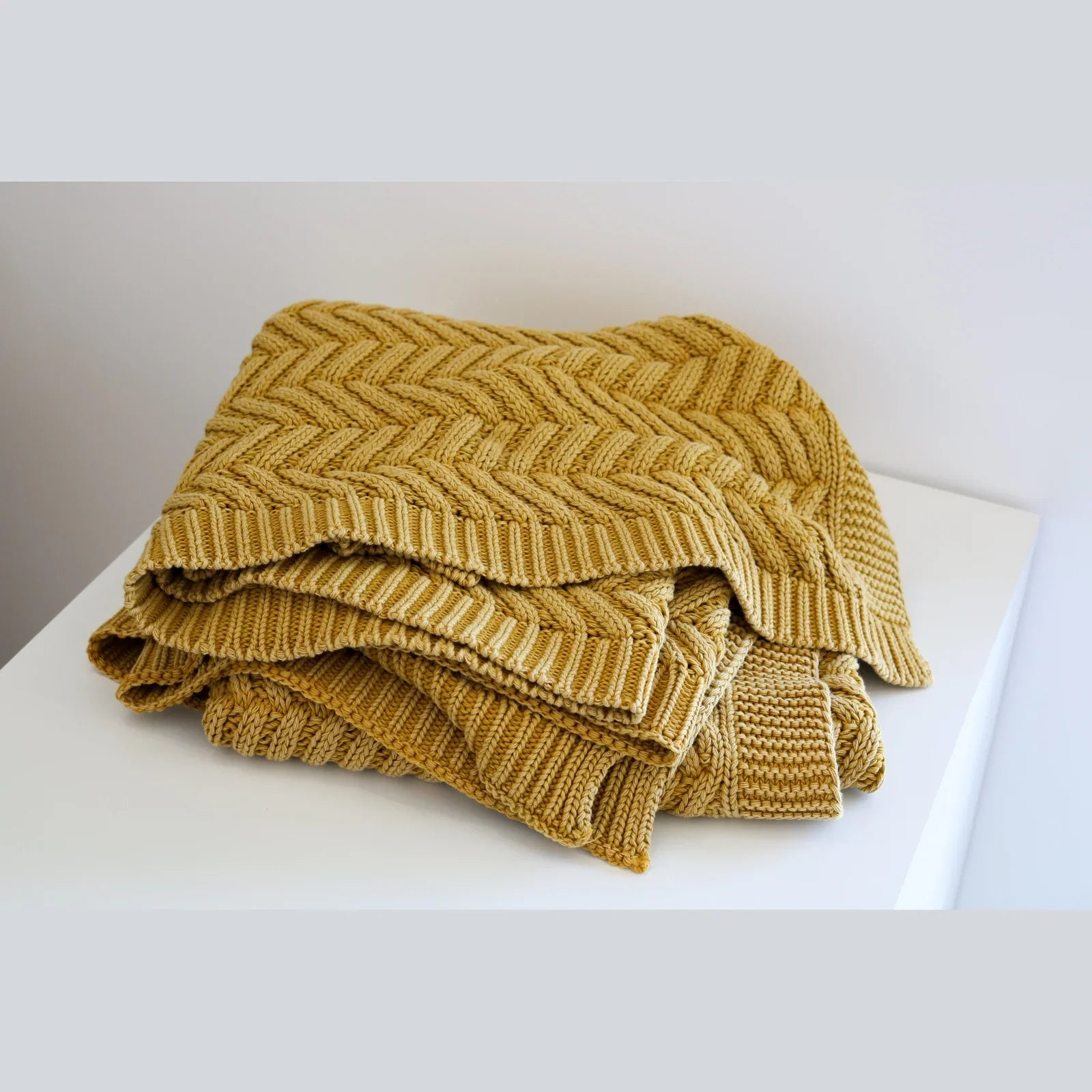 Washed Chevron Blanket - Alcove