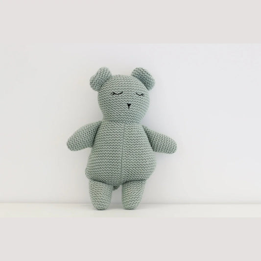 Small Knitted Bear Plush - Alcove