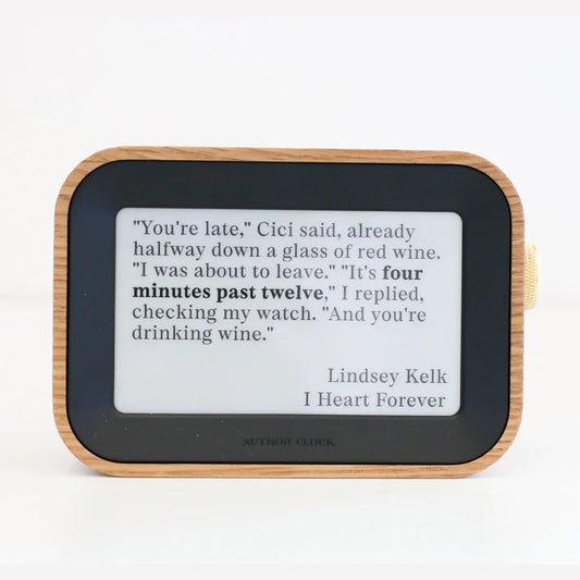 Author Clock - Alcove