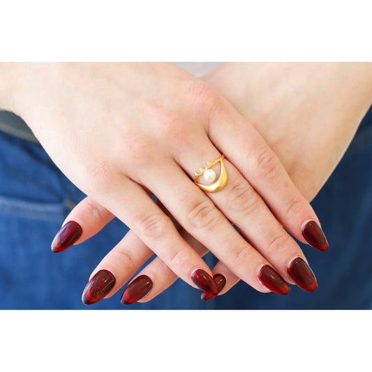 Dali Pearl Eye Ring - Alcove