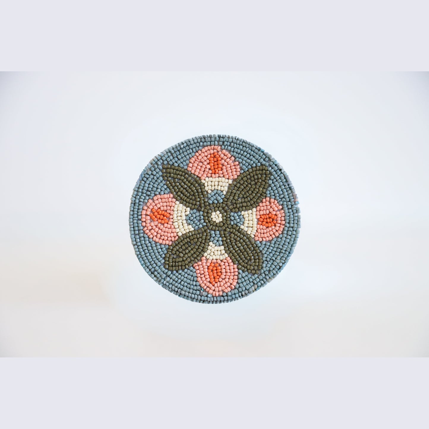 Disco Formation Beaded Coaster
