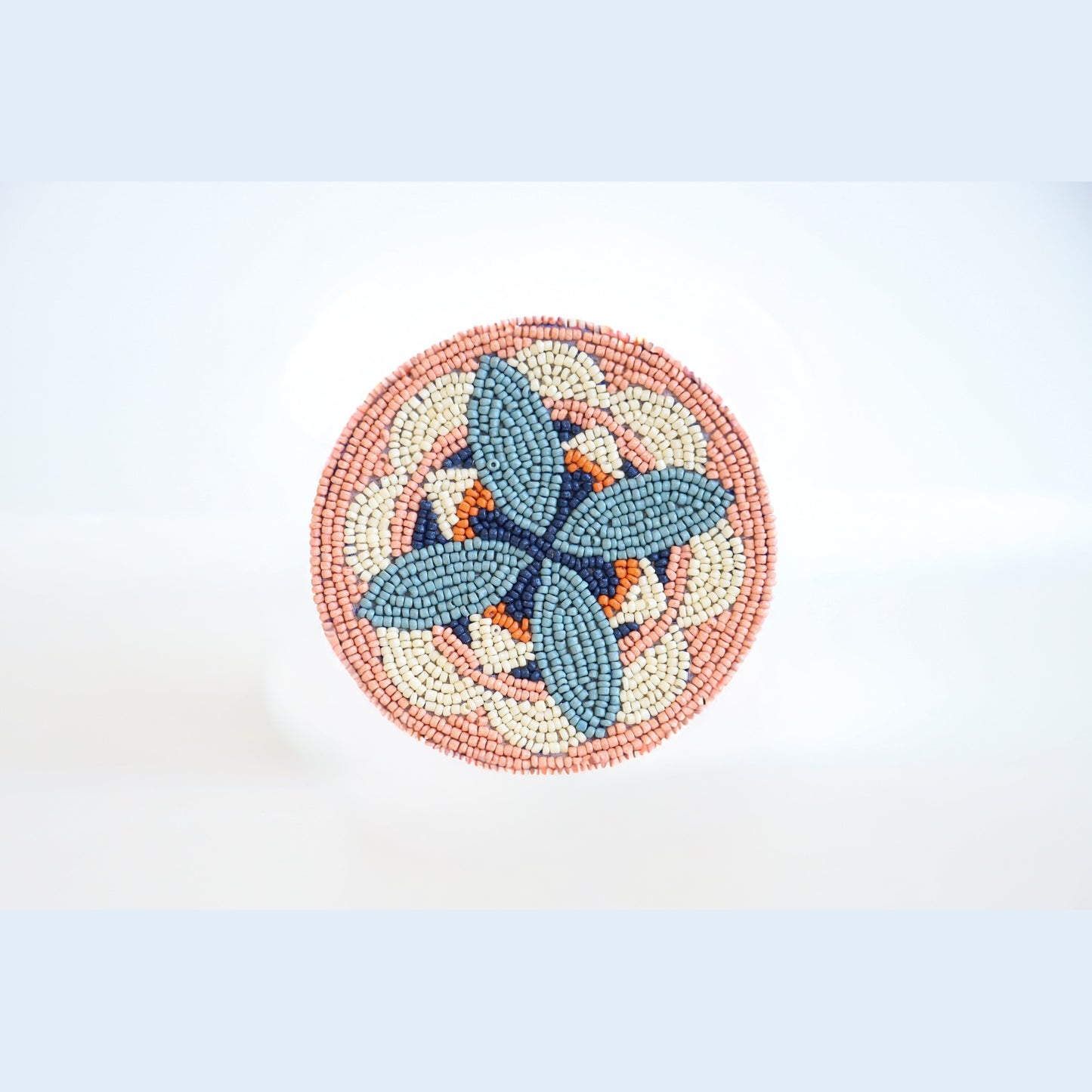 Disco Formation Beaded Coaster
