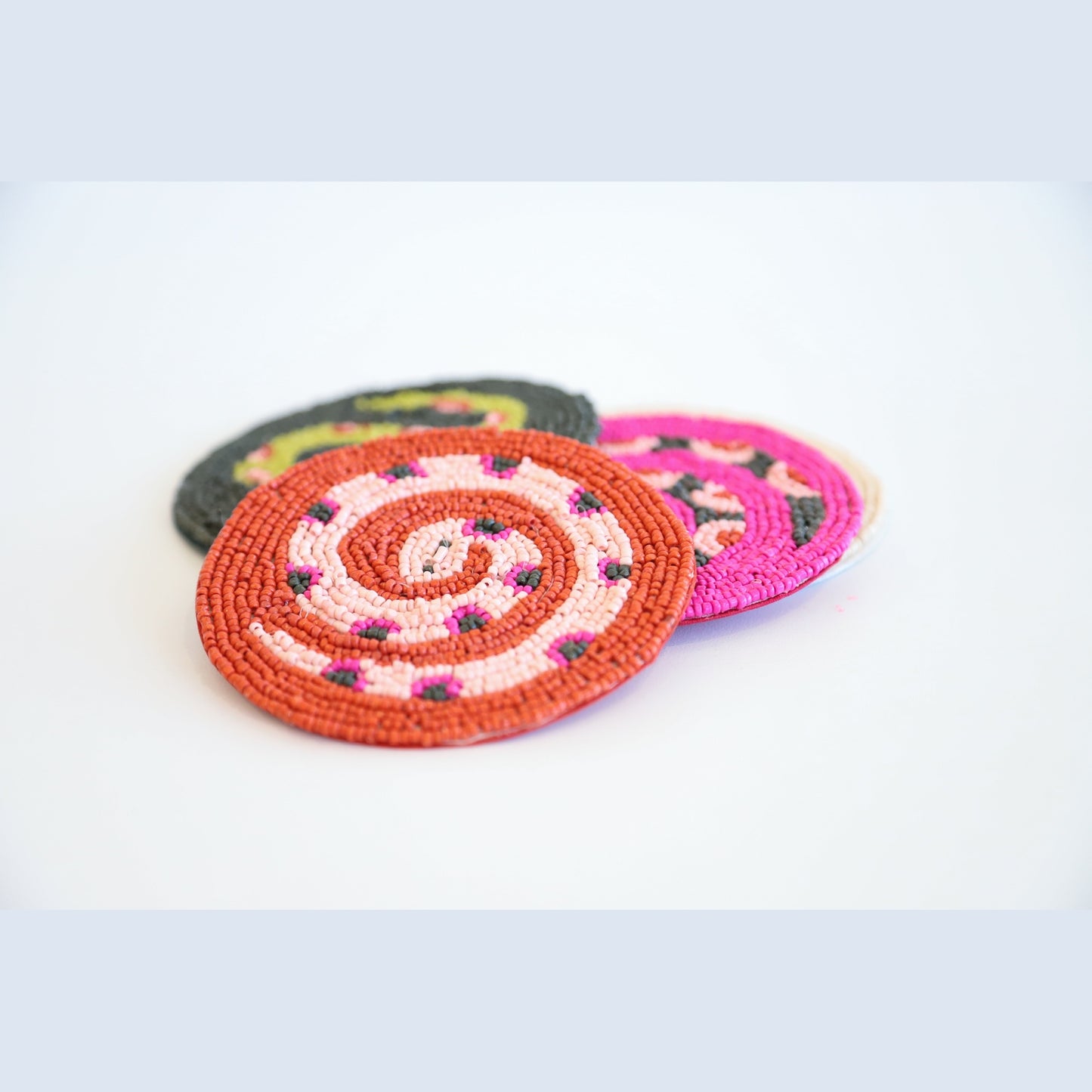 Gardenland Beaded Coasters