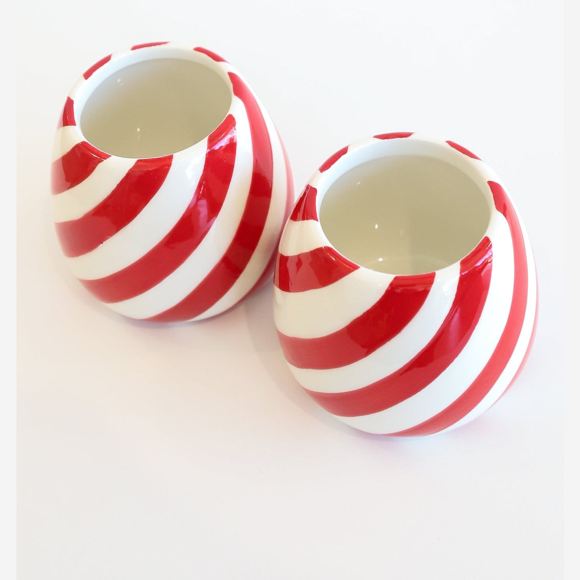 Candy Cane Shot Glasses