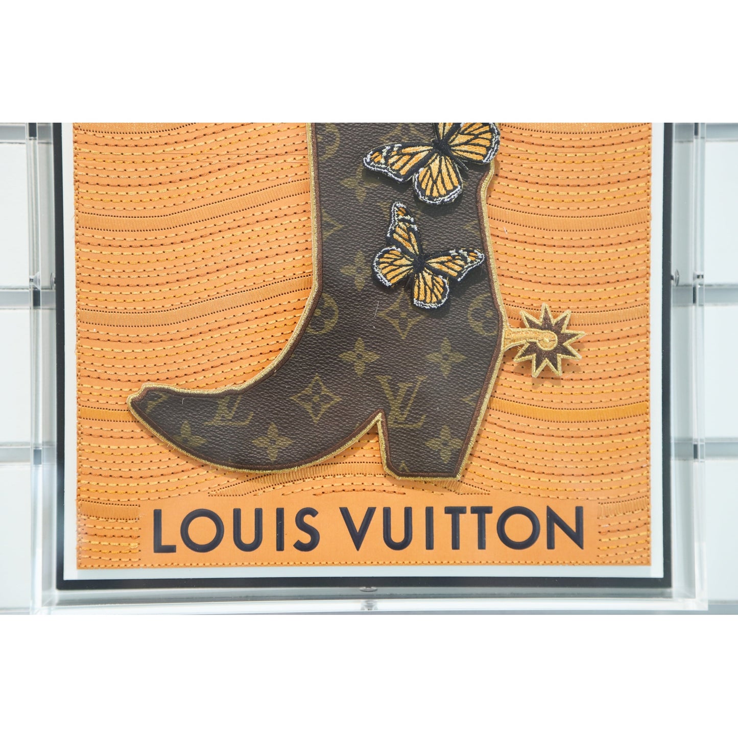 Louis Vuitton Monogram Boot- 12"x12"
