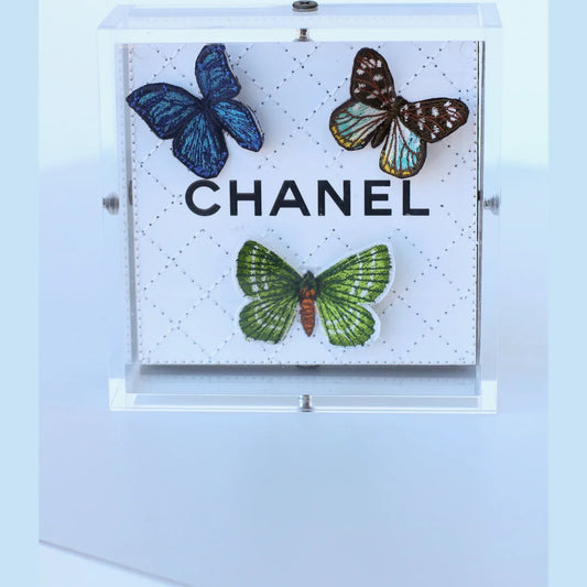 Chanel Butterflies - 5"x5" - Alcove