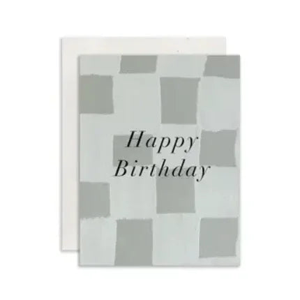 Checkered Birthday Card - Alcove