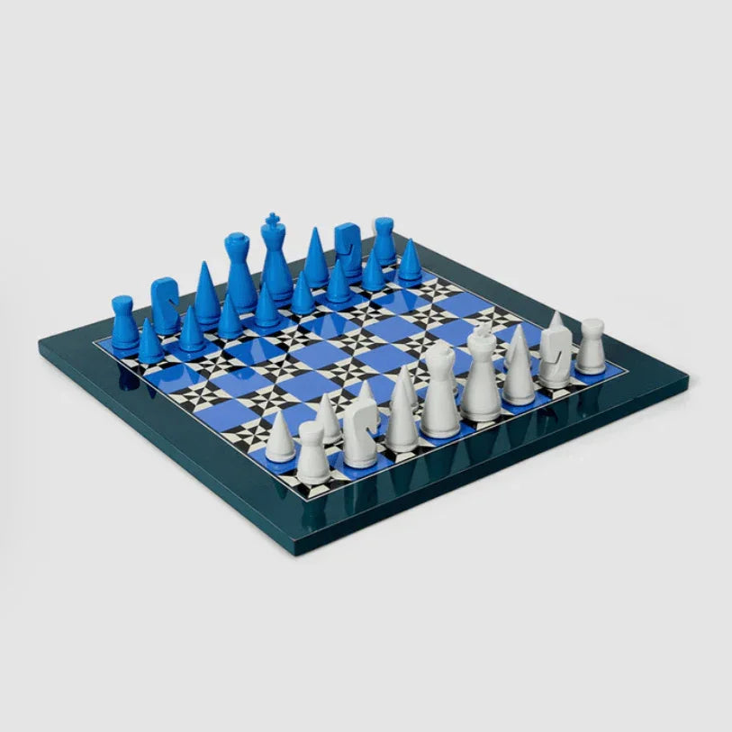 Lacquered Chess Set - Poseidon - Alcove