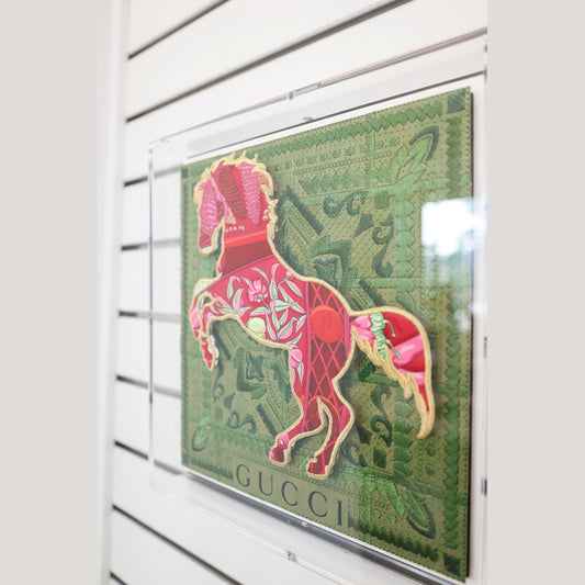 Green Gucci Horse