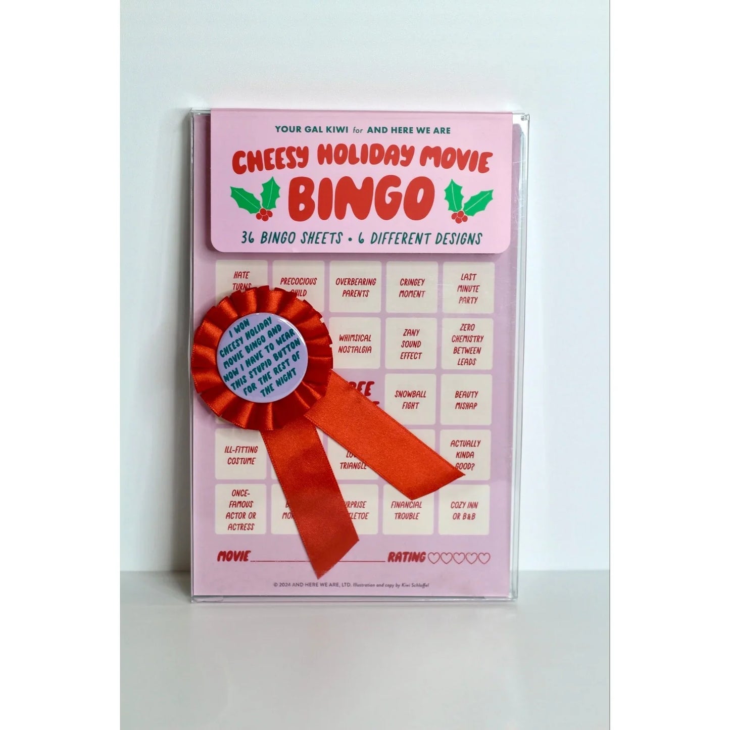 Movie Night Bingo - Cheesy Holiday Movie - Alcove