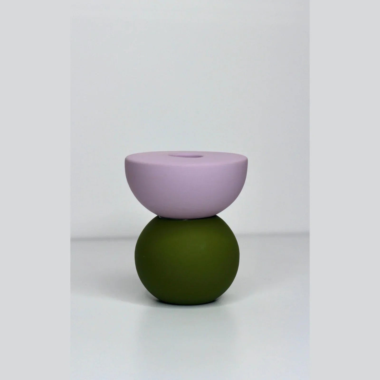 Stacks - Olive Incense & Candlestick Holder - Alcove