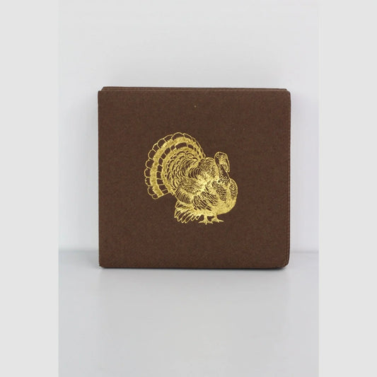 Cocktail Napkin - Gold Turkey - Alcove