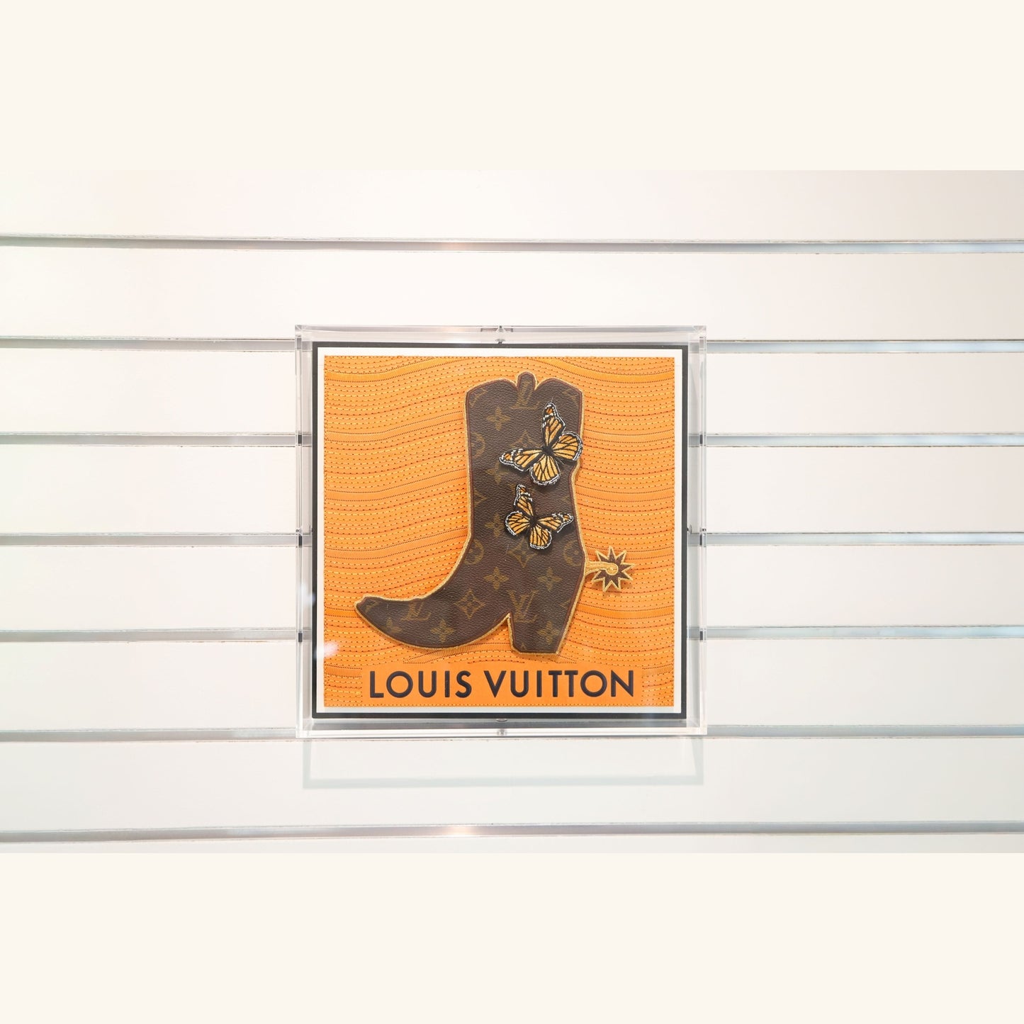 Louis Vuitton Monogram Boot- 12"x12"