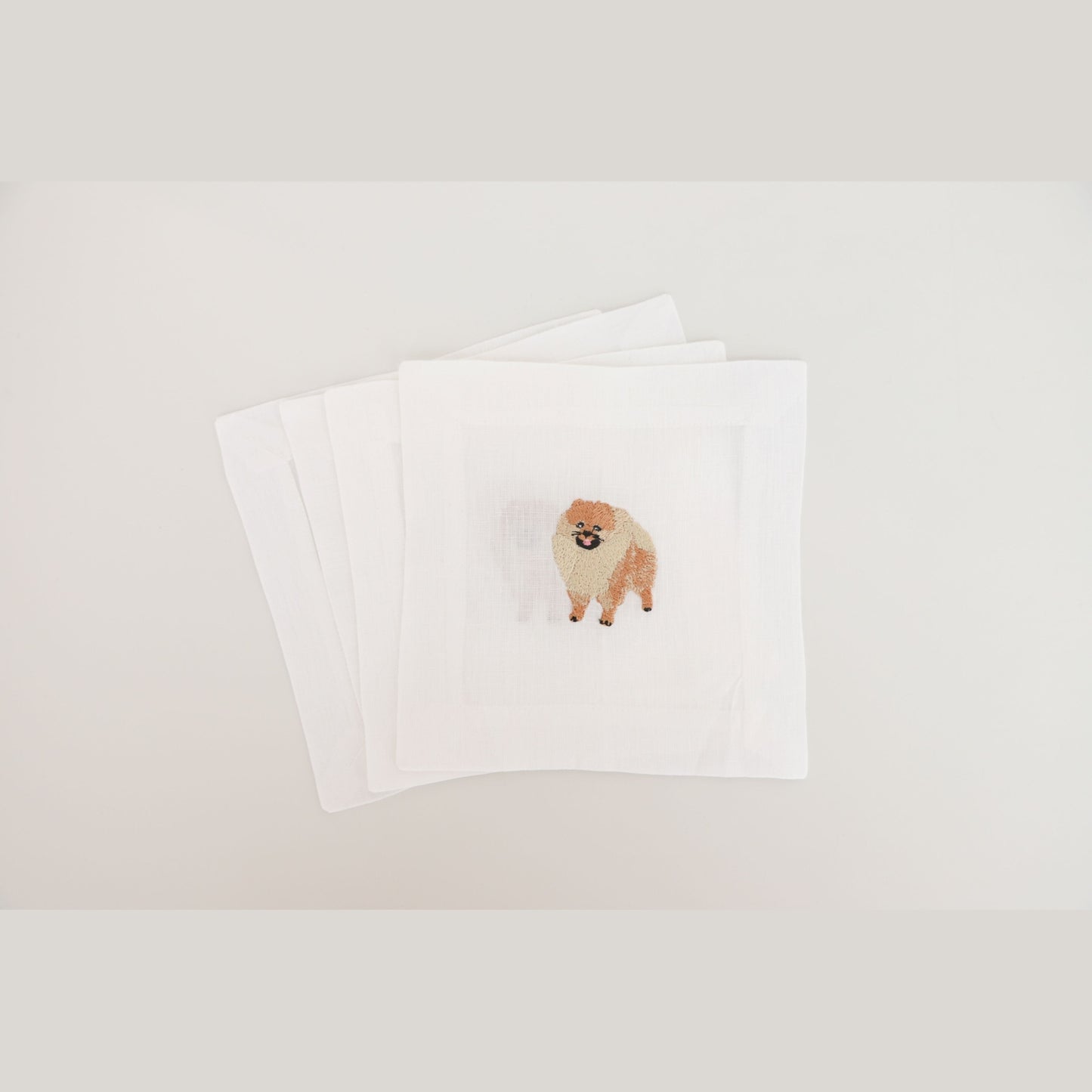 Embroidered Cocktail Napkin