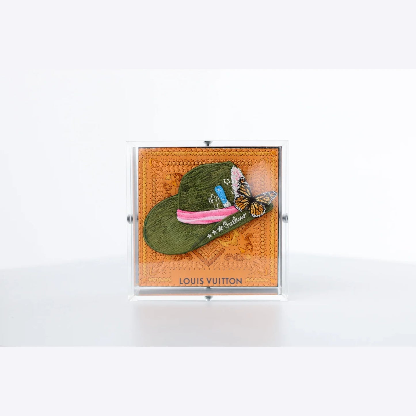 Louis Vuitton Green Hat - 5"x5" - Alcove