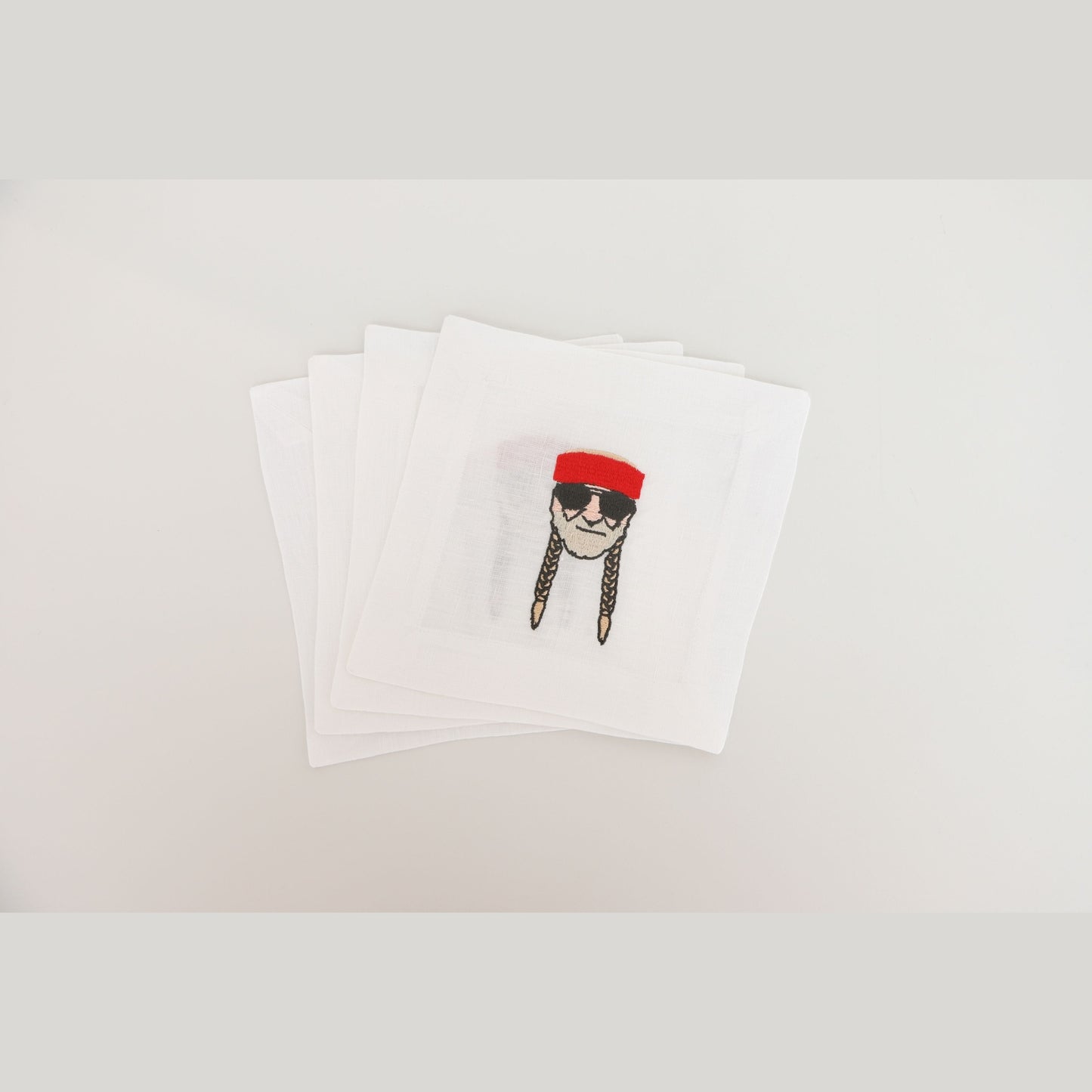 Embroidered Cocktail Napkin